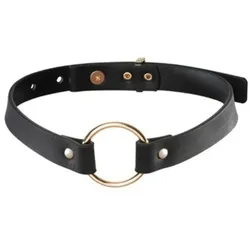 Bdsm zubehör bdsm halsband schwarz mit ring
