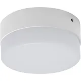 Licht-Erlebnisse Deckenlampe Aluminium LED D: 12 cm rund Weiß 4000 K neutralweißes Licht 1340 lm - Weiß