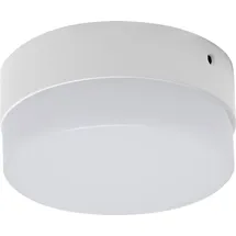 Licht-Erlebnisse Deckenlampe Aluminium LED D: 12 cm rund Weiß 4000 K neutralweißes Licht 1340 lm - Weiß