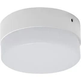 Licht-Erlebnisse Deckenlampe Aluminium LED D: 12 cm rund Weiß 4000 K neutralweißes Licht 1340 lm - Weiß