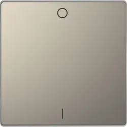 Merten MEG3301-6050 Wippe mit Kennzeichnung 0/ 1, Nickelmetallic, System Design MEG33016050