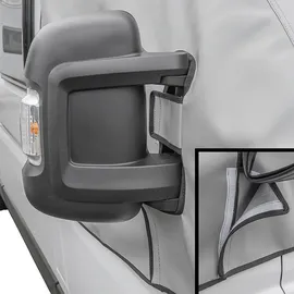 Preiswert&Gut Frontscheibenabdeckung kompatibel für FIAT Ducato X290 Weiß,Grau Wohnmobil UVSchutz (Grau)