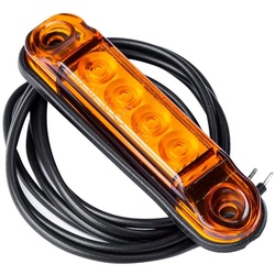 Orange LED-Umrissleuchte SLIM Horpol