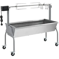 vidaXL Spanferkelgrill Metzgergrill mit elektrischem Antrieb
