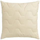Älgdröm Kunstfaserkopfkissen »Kopfkissen 40x80 cm, 80x80 cm«, Füllung: 100% Polyester, Bezug: 100% Baumwolle, (1 St.), Kissen made in Germany, langanhaltender Stützkomfort, beige