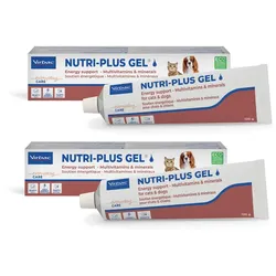 VIRBAC Nutri-Plus Gel 2x120g energiereiche Paste für Hunde und Katzen