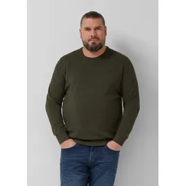 s.Oliver Strickpullover mit Logo-Stickerei Grün XXL