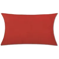 BestLivings Kissenbezug Rot (40x60 cm) mit verdecktem Reißverschluss -