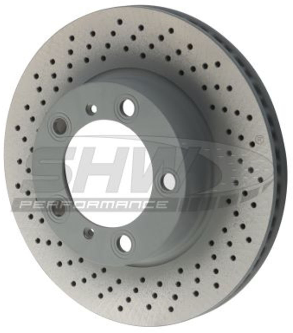 Disque de frein SHW PFL39871 avant, ventilé, hautement carbonisé, 1 pièce