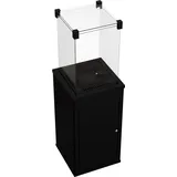 Terrassenheizer Patio Quarzsinter Nero Assoluto automatische Steuerung 8,2kW