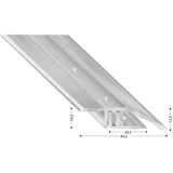 Kügele Alu-Schrägprofil (Ausgleichsprofil) STS 44 - sand eloxiert