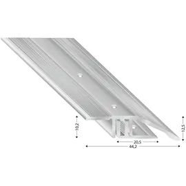 Kügele Alu-Schrägprofil (Ausgleichsprofil) STS 44 - sand eloxiert