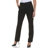 Tommy Hilfiger Sutton Damen-Hose, Business-Casual-Outfit, Schwarz/Elfenbein, 40 - 40