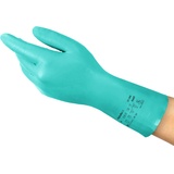 Ansell AlphaTec 37-300 Mehrzweckhandschuhe aus Nitril, Chemikalienschutz, Lebensmittel Geeignet, Wiederverwendbare Nitrilhandschuhe, Hausputz, Haushalt, Kochen, Grün, Größe M (12 Paar)