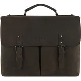 BUGATTI Luca Briefcase With Flap Brown