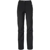 Vaude Farley Stretch Capri T-Zip III Hose Damen Schwarz 40