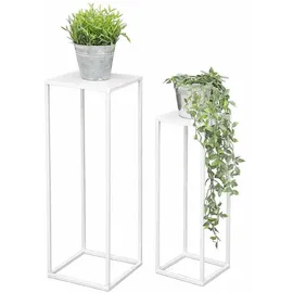 DanDiBo Ambiente Blumenhocker 60 x 30 cm Weiß