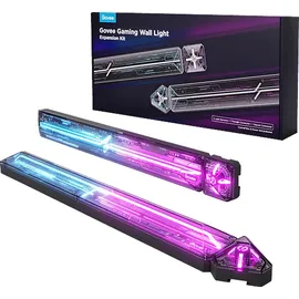Govee LED Gaming Wandbeleuchtung (2er Pack) Erweiterungsset RGBIC schwarz