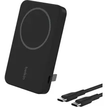 Belkin Pro Magnetische Powerbank mit Qi2 15W 5K schwarz