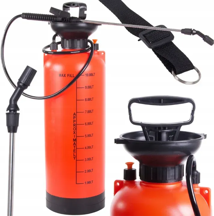10-Liter-Drucksprühgerät mit Tragegurt
