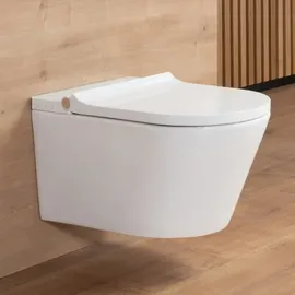 Evineo ineo4 & ineo5 Wand-Dusch-WC mit Sitzheizung, oval,, BE4036WH,