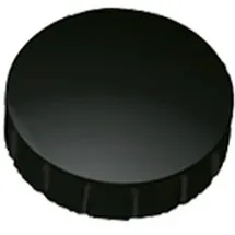 Maul Rundmagnet Solid 24 mm 0,6 kg Haftkraft 10 Stück schwarz Packung mit 24 Stück