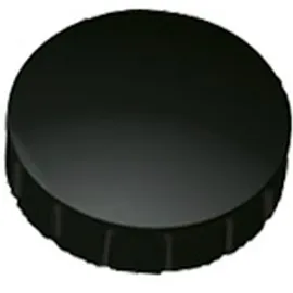 Maul Rundmagnet Solid 24 mm 0,6 kg Haftkraft 10 Stück schwarz Packung mit 24 Stück