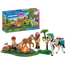 Playmobil Reitausflug mit Lagerfeuer