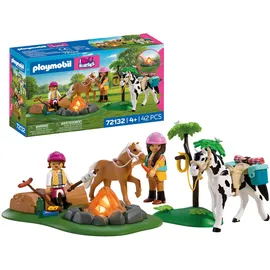 Playmobil Reitausflug mit Lagerfeuer