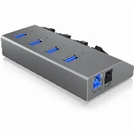 RaidSonic Icy Box IB-HUB1405 USB-Hub, 4x USB-A 3.0, USB-B 3.0 [Buchse] (60153)