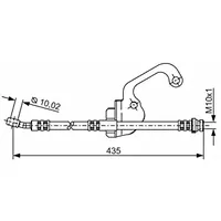 Bosch 1987481299 Bremsschlauch