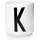 DESIGN LETTERS Kaffeetasse 0,325 l Weiß