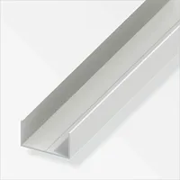 Alfer Rechteck-U-Profil 15,5 x 27,5 x 2500 mm weiß