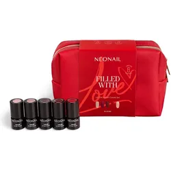 NEONAIL Filled With Love Set mit Nagellacken Verwendung mit einer UV/LED-Lampe