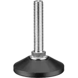 EMFA Verstellschraube M10x40 Schraubfüße 8 Stück Möbelfüße verstellbar Stellfüße M10 Gewindelänge 40 mm Nivellierfüße höhenverstellbar Regulierschraube