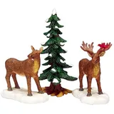 Lemax 32725 Weihnachtsdorf Figur Mr And Mrs Moose