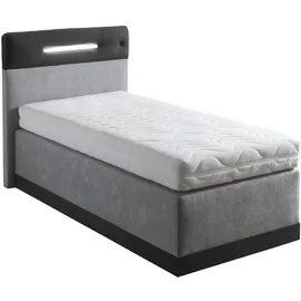 Westfalia Schlafkomfort Boxspringbett, grau