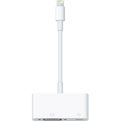Apple Lightning to VGA Adapter Smartphone-Adapter Lightning zu VGA, Lightning weiß