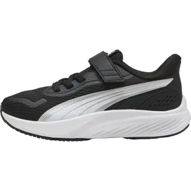 Puma Pounce Lite Ac+ Kids Black/White/Silver 29
