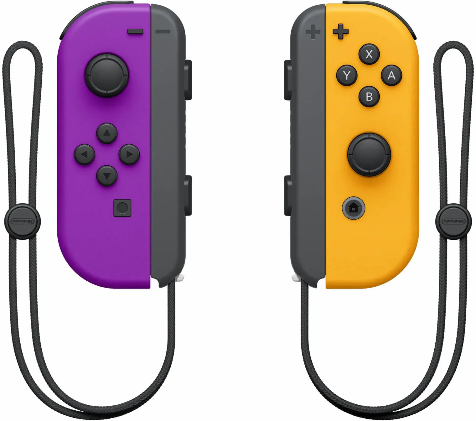 Nintendo Joy-Con (L)/(R) - Game Pad - kabellos - Neon Orange, Neon-Purpur (Packu