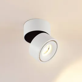 ARCCHIO Rotari 1-flg. 10 cm dimmbar Aluminium/weiß