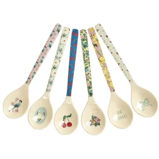 Rice Teelöffel Show Your True Colors 6er-Set, diverse Farben