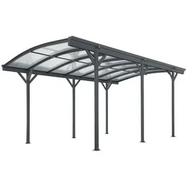 Juskys Carport 5 x 3 m mit Bogendach