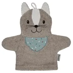 Sterntaler Spiel-und Waschhandschuhe Katze Lilly grau