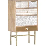 GUTMANN FACTORY Kommode Linea Holz Orange Mango