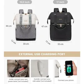 luxuskollektion Rucksack 15,6 l grau