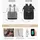 luxuskollektion Rucksack 15,6 l grau