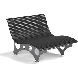 Home Deluxe Wellenliege NIRA Anthrazit