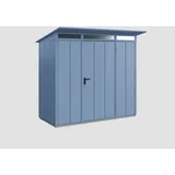EcoStar Gerätehaus Elegant-P Typ 1 taubenblau Einzeltür