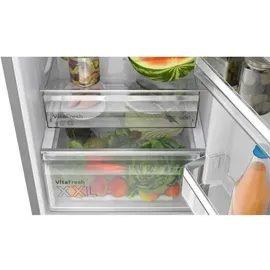 Bosch Serie 4 KGN392I1F Kühl-Gefrierkombination (363 l, 2030 mm hoch, Edelstahl)